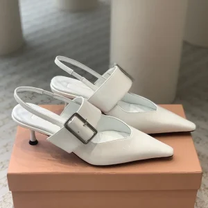 1:1 Embroidered Letter Ladies Flats Shoes Indoor Outdoor Stylish Women Flat Original Sandals Summer Women’s Slippers