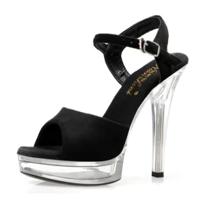 13cm Big Size Platform Exotic Dancer Fashion Sandals Bride Sexy Fetish Full Dress Model Catwalk Strip Pole Dance 5Inch Nightclub