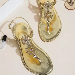 36-42 Summer Women Sandals Fashionable Ladies Sandals Luxury Female Sandals for Two Colors