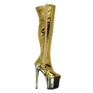 8 Inch 20cm Nightclub Women’s Shoes Pole Dancing Long Boots Thigh Alt High Heels Over the Knee Gothic Platform Sex Stripper