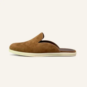 Accept OEM Handcrafted Premium Cashmere Upper Fashion Closed Toe Slides Lightweight Women’s Loafers Shoes Breathable Men’s Mules