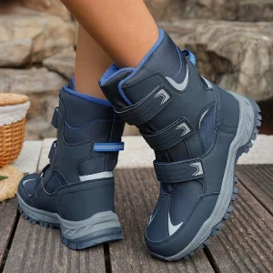 Accept OEM ODM Customized Ladies Winter Boots Women’s Fleece Lined Autumn and Winter Snow Boots for Outdoor Hiking