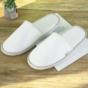 AiWei Women’s Hotel Slipper Cut Velvet Upper EVA Sole Non Slip Breathable Lighted Summer Winter Indoor Mules