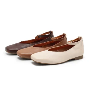 All Match Women’s Leather Mary Jane Flats One Strap Casual Ballet Shoes