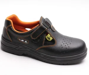 Anti Static Work Security Shoes for Ladies Kitchen Oil Resistant Slippers with Steel Toe & Rubber Insole for Construction Labor