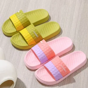 Anti-slippery Hard-Wearing Breathable Comfort Home Women’s Slippers Cost-effective Lightweight PVC Slippers