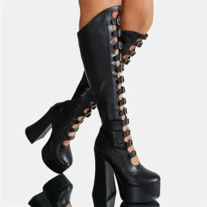 Autumn and Winter New Women’s Fashion Thick soled Knee high Boots Manufacturer