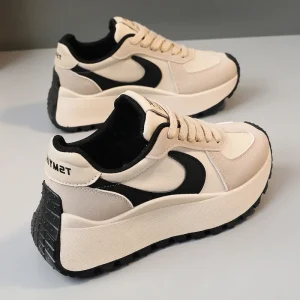 BN001 Women’s Heightening Sneakers Round Head Casual Platform Women’s Shoes Student Fashion