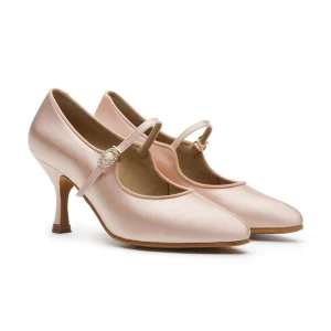 Bd Dance Shoes Jazz Satin Real Leather Tango Rumba Women’s Latin Dance Shoes Ballroom Dance Shoes for Women 137