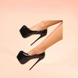 Beautiful Design for Women Suede Casual High Heel Shoes for Lady
