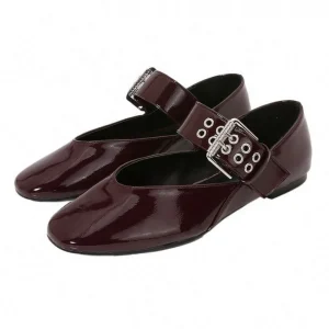 Black Lace Buckle Mary Jane Ballet Shoes New Shallow Single Shoes for Women