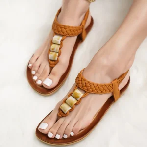 Bohemian Women’s Sandals Casual Simple Lady’s Slippers Comfortable Beach Shoes