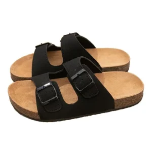 Breathable Casual Sandals Men’s Women’s Half Slippers Outdoor Cork Sole Shoes