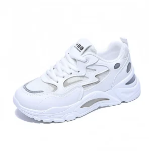 Breathable Colorful Women’s Fashionable Casual Shoes Lightweight Comfortable Flexible Sneakers with Thick Soles All Seasons