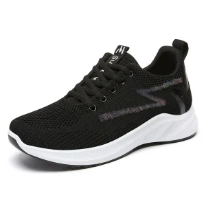 Breathable Mesh Soft Sole Shoes Trendy Walking Running Leisure Sports Shoes Women Causal Sneakers