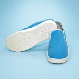 Breathable PU Sole Canvas Women’s Anti Static Work Shoes Dust Free Workshop Clean Soft Sole Electronic Factory Safety Products
