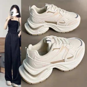 Breathable Women’s Shoes Summer Versatile and Comfortable Running Shoes Wear resistant Thick Soled Sports Shoes