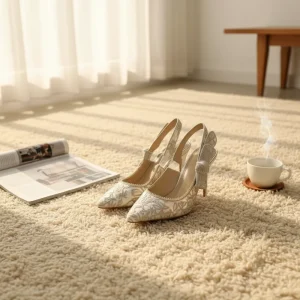 Bridal Silk Lace High-end Design Women’s Sandals Fashion Trend Spike Heels Summer High-heeled Shoes