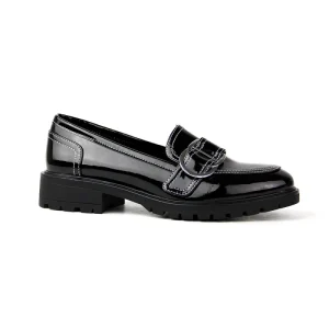Buckle Design Thick Soled Women’s Loafer Shoes Fashion Female Leisure Lazy Shoes