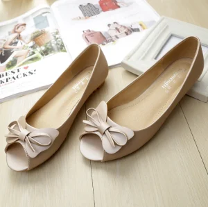 C11689a New Fashion Women’s Flats Summer Peep Toe Shoes