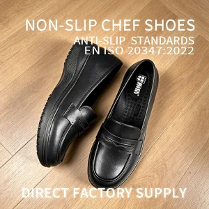 CHUDUN Women’s Chef Work Shoes Lightweight Anti Odor Slip Resistant Rubber Breathable Oil Resistant Catering Kitchen Nurse