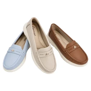Ca468 1 Cross Border Women’s Loafers Shallow Breathable Slip On Flat Non Slip Mom Shoes Autumn Fashion Trend