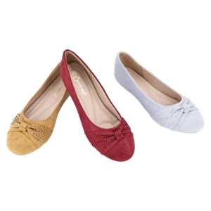 Ca479 1 Beautiful Round Head Design Daily Business Office Walking Comfortable Breathable Women Flat Shoes