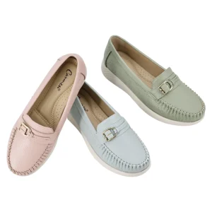 Ca481-1 Fashion Women’s Autumn Casual Sports Loafers Soft-Soled Breathable Anti-Slippery Office Outdoor Flats