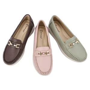 Ca481-2 Fashion Women’s Casual Sports Sneakers Shoes Soft-Soled Breather Anti-Slippery Office Outdoor Flats Shoes