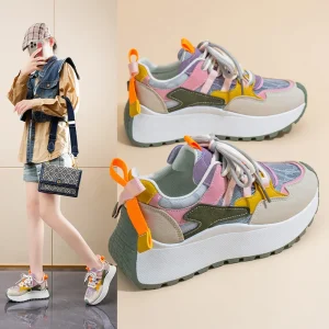 Casual Ladies Sneakers for Women Sports Shoes Girl’s Fancy Footwear