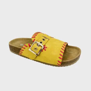 Casual Low Heel Wedge Sandals with Buckle Detailing and Soft Soles Women’s Open toe Chunky heel Slip on Mules New Arrivals