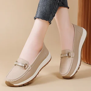Casual Platform Slip On Loafers Comfortable & Versatile Korean Style Spring Shoes for Men and Women for Home and Leisure