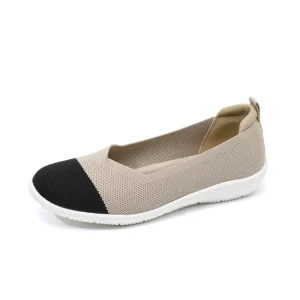 Casual Shoes New Autumn Soft Breathable Flying Knitting Flat Women’s Casual Shoes for Daily Wear