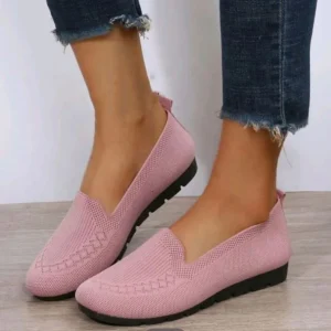 Casual Shoes Spring Autumn Flying Knitting Flat Soft Sole Women’s
