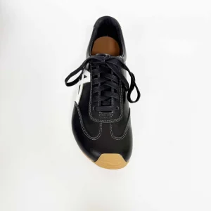 Casual Shoes Women’s Breathable Lightweight Genuine Leather Lace-up Ballet Sneakers Men’s Women’s Same Style Couple Shoes