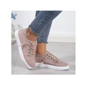 Casual Shoes Women’s New Lace-Up Board Comfortable Leather Small White Shoes Fashion Trend Thick Soled Women’s Shoes