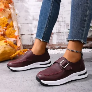 Casual Shoes for Women Anti slip Wedge Heel Lightweight and Comfortable Thick soled Nurse Shoes