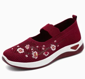 Casual Walking Tennis Sneakers for Women Lightweight and Breathable Sports Flat Mesh Women’s Shoes