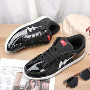 Casual White Men’s & Women’s Winter Spring Anti Slip Patent Leather Sneakers High Quality Walking Shoes