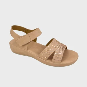 Casual Women’s Summer Rhinestones Platform Wedges Sandals Elastic Band Ankle Strap Open Toe Hollow Thick Sole Sloped Heel Sandal