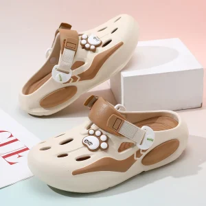 Children & Women’s EVA Clogs Platform Anti Slip Slippers Closed toe Kids Outdoor Slides Fashion Sports Beach Sandals Custom LOGO