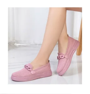China Factory Soft Comfortable Female Casual Flat Shoes Footwear Women Loafers Dress Shoes