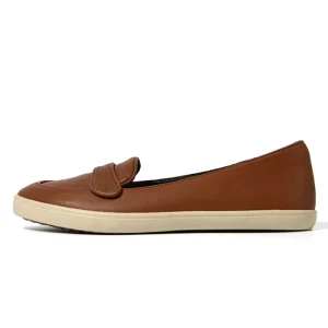 Classic Brown Women’s Leather Flats Custom Logo Small MOQ Vintage Ladies Oxford Shoes Low Top Casual Shoes for Women