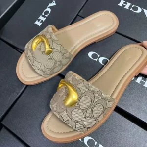 Classic Fashionable Printed Women’s Flat Bottomed One Word Slippers