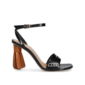 Classic Gold Chunky Heel Women’s Sandals Talon Summer Outdoor Classic Sandals with Round Feature Height Increasing Light Weight