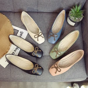 Closed Toe Ladies Casual Loafer Flat Pumps Shoes for Women