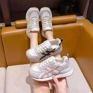 Colorblock Sneakers for Women Walking Sneakers Spring Autumn Lightweight Loafers Designer Sneakers Women