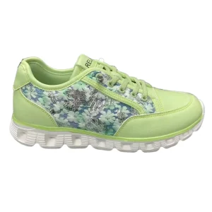 Colorful Floral Women’S Sneakers Lace Up Platform Shock Casual Shoes Comfortable Outdoor Sports Shoes