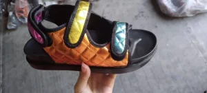 Colorful Ladies Flat Outdoor Beach Sandals Women’s Stitching Platform Sandals