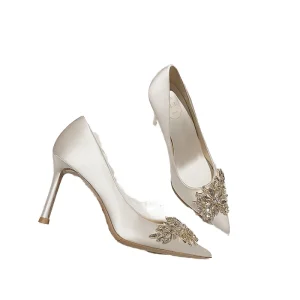 Comfortable Women’s Pump Dress High Heel Shoes Sexy Fashion with Rubber Insole Solid Pattern